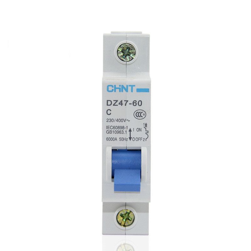 CHNT MCB Mini Household Circuit Breaker Type DZ47-60 1 Pole