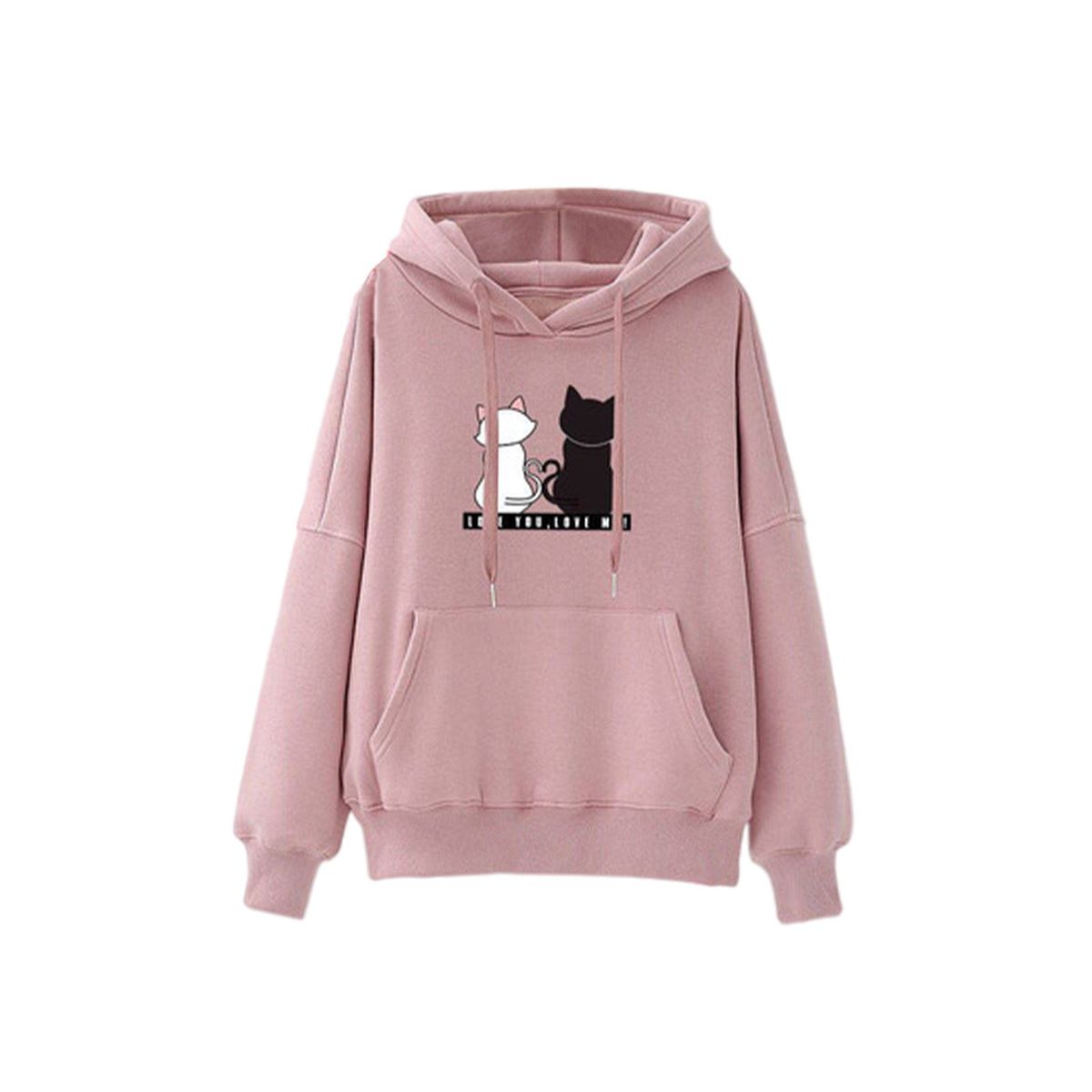 Women Long Sleeve Hoodie Casual Hooded Tops Pullover Hypnotizing M