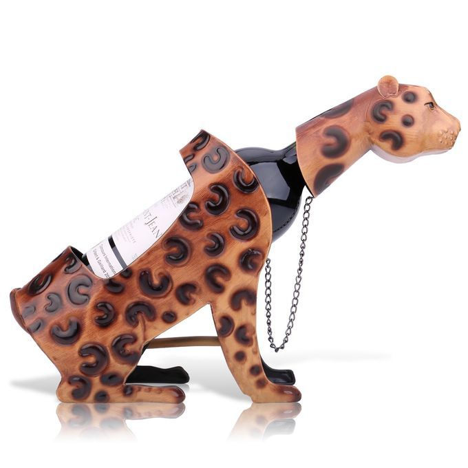 TOOARTS Leopard  Shelf Leopard  Shelf Metal Sculpture-