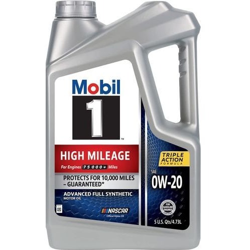 Mobil 1 Triple Action High Mileage Full Synthetic Oil 0w-20 - 5 Quart