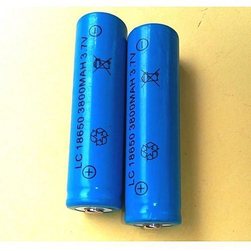 18650 3800MAH 3.7V Rechargeable Lithium-ion Battery - 2Pcs