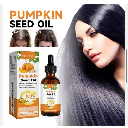 Natural Pumpkin Seed Hair Growth Oil Anti Hair Loss Serum For Rapid Hair Growth - 50ml