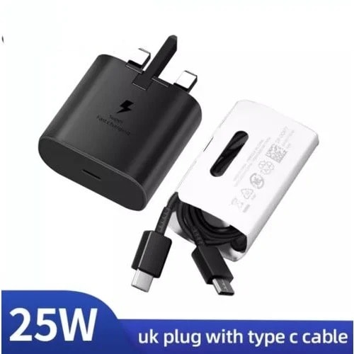 Samsung Charger 25w Power Adapter And Type C - Type C Cable