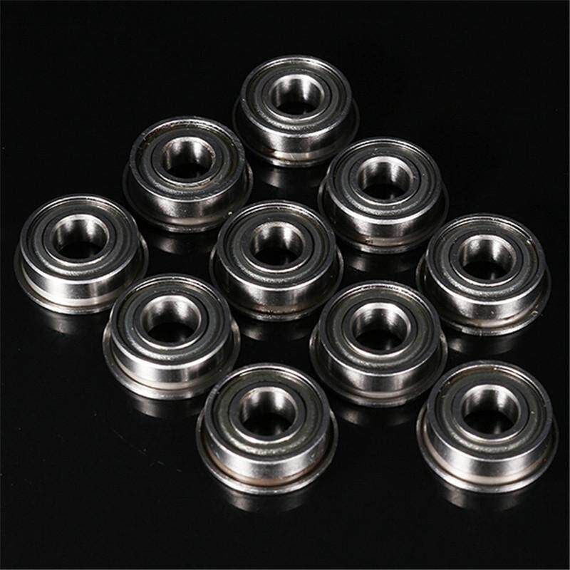 10pcs MF115ZZ 5x11x4mm Flange Bushing Ball Bearings Flange Size 12.5x0.8mm