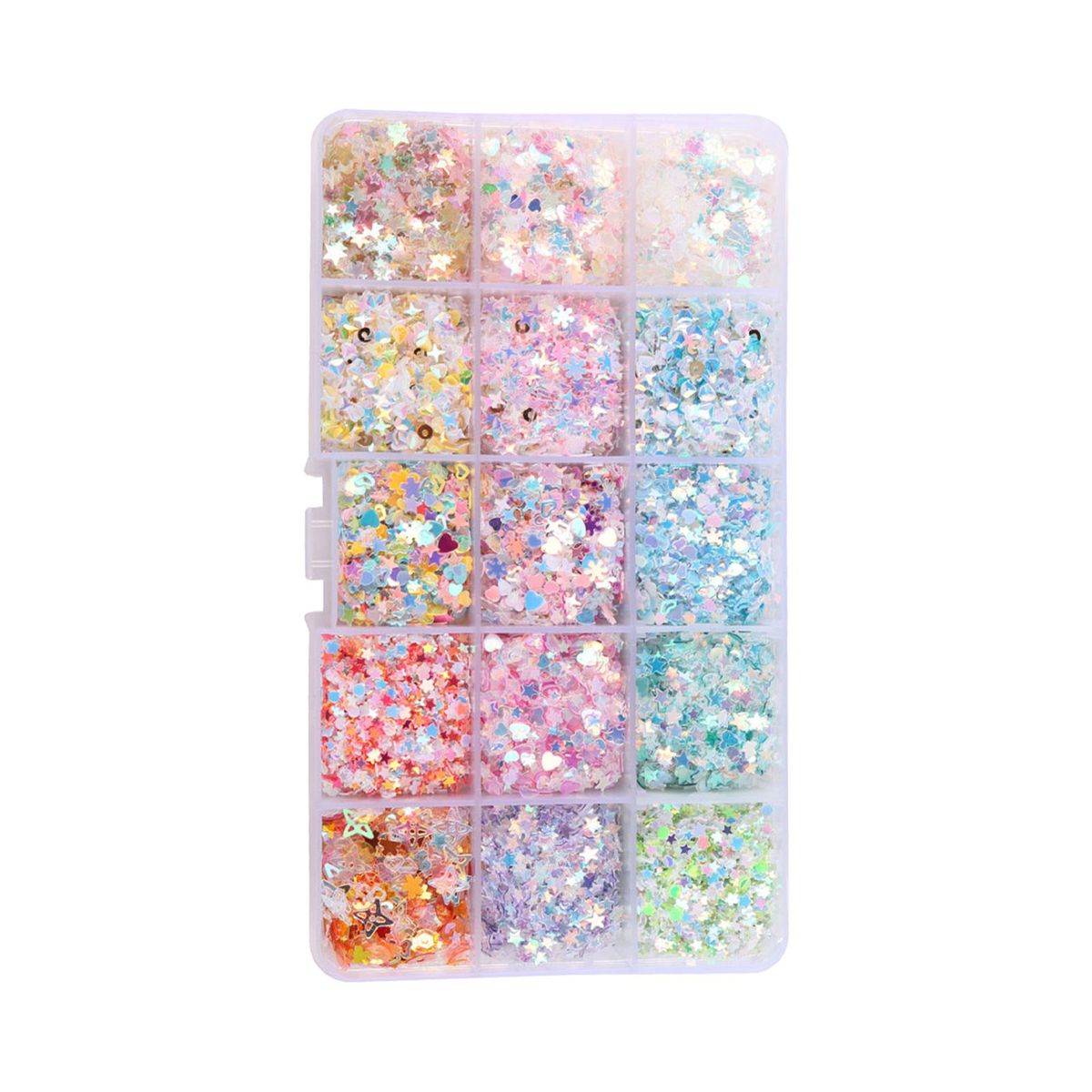 Holographic Nail Glitter Sequins Epoxy Resin Painting