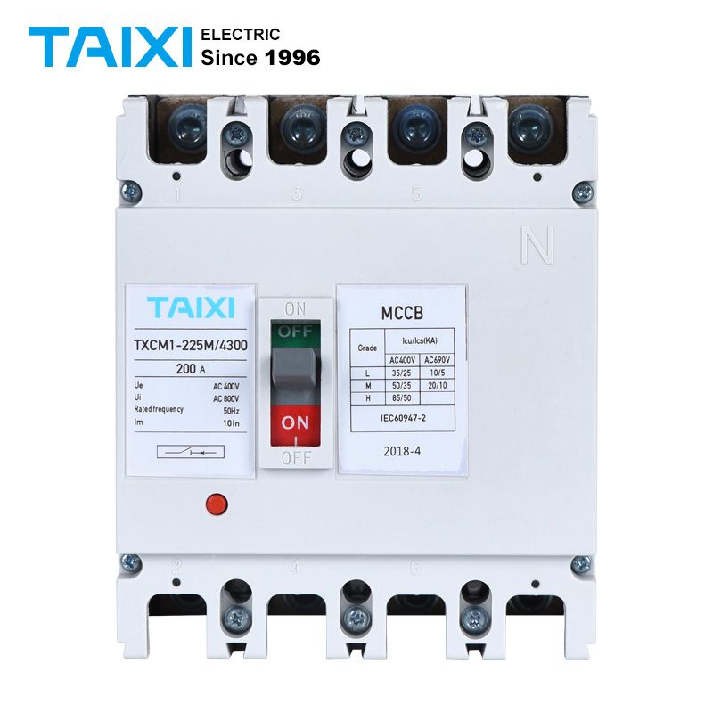 Breaker 100A MCCB 400A Moulded CM1 Case Circuit 225A 200A