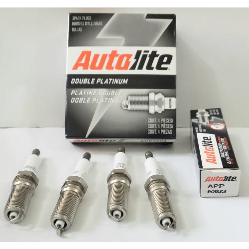 Autolite App 5363 Double Platinum Spark Plug - 4pieces