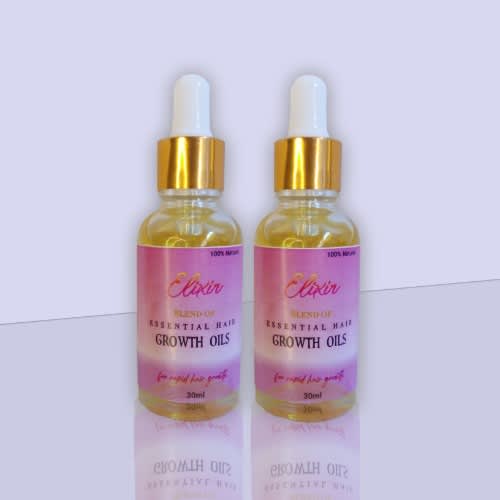 Hair Growth Oil - Blend Of Essential Oils - 30ml X 2