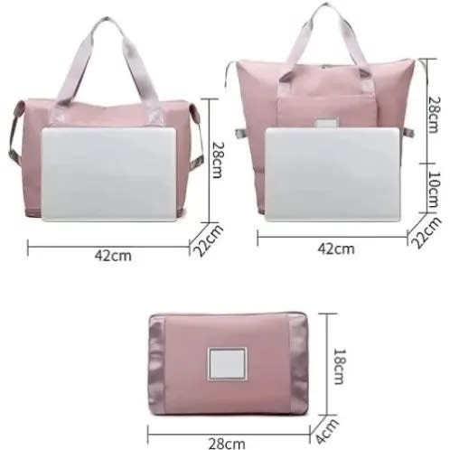 Foldable Travelling Bag - Pink