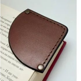 Leather Corner Bookmark - 3 Pieces
