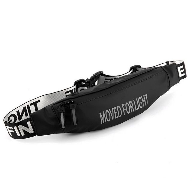 Unisex Running Waist Bag Fanny Pack Black Bag Men Women For