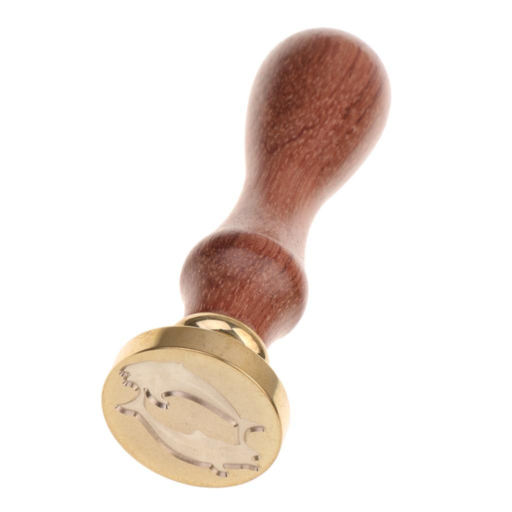 Vintage  Stick Seal Stamp Invitation Set 12 Constellations Model