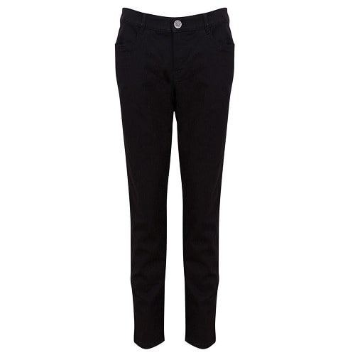 Ladies Stretch Cotton Jeans - Black