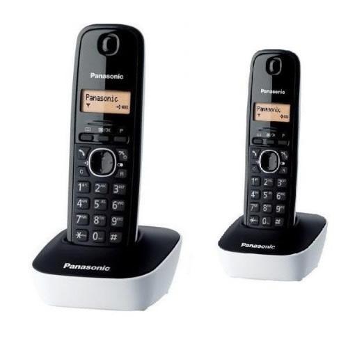 Rechargeable Wireless Intercom Telephone Kx-tg1611 Black - 2 Users