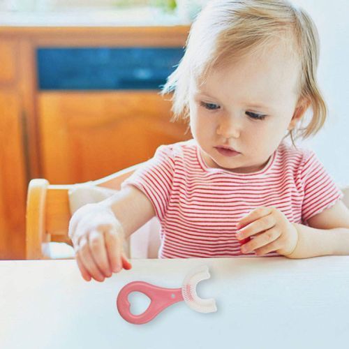 Silicone Kids Teeth Brush U-Shape For Toddlers 2-6 Years