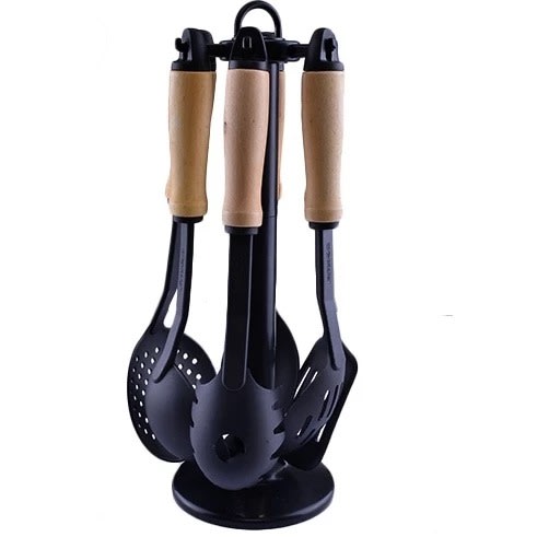 Non Stick Spoons With Wooden Hand