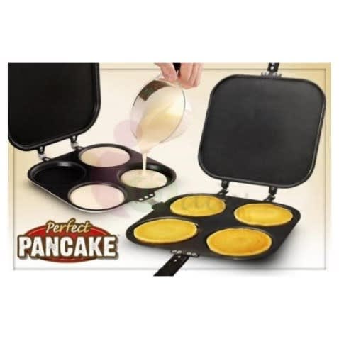Perfect Pancake Maker Non Stick Flip Pan 4 Slot