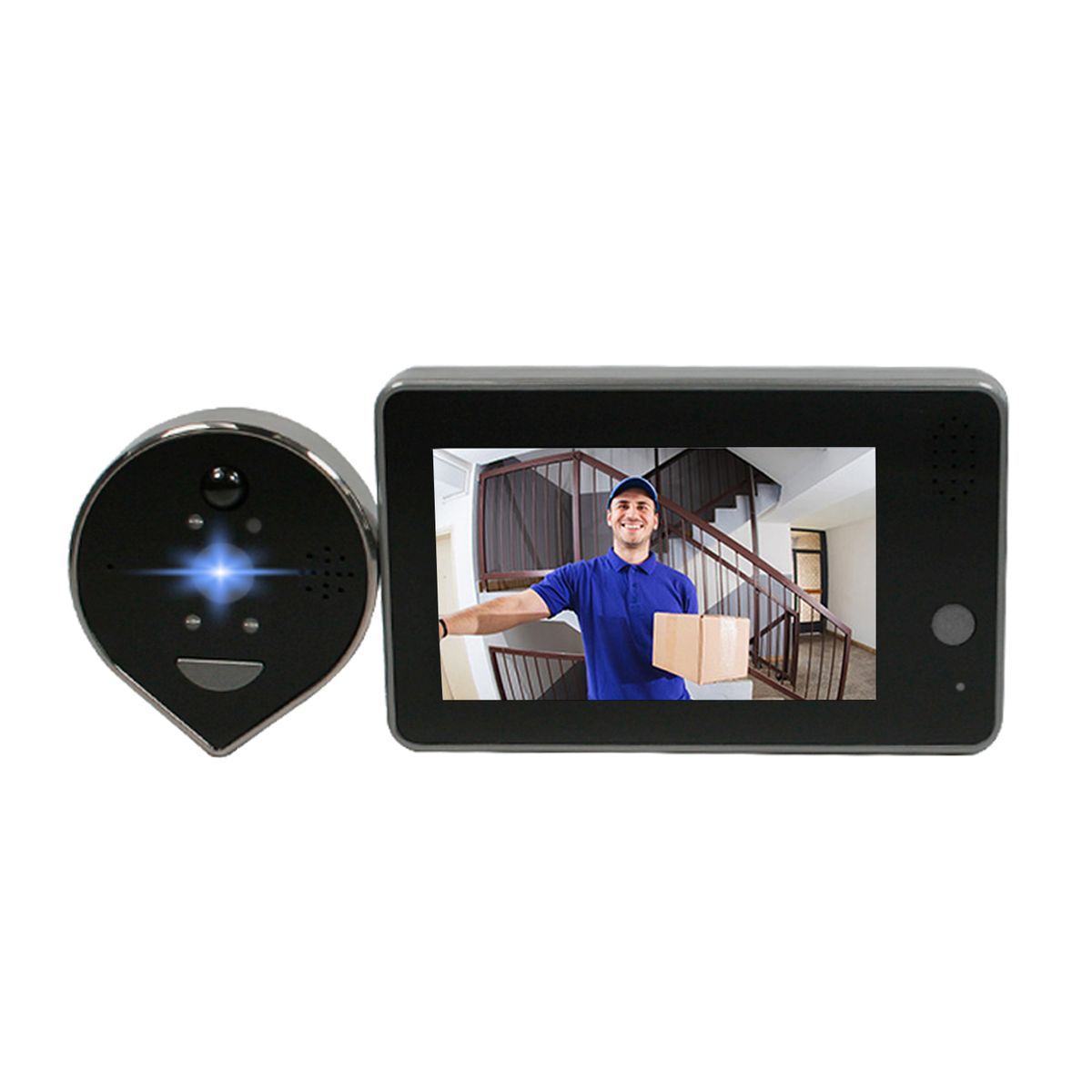 HD 1080P Peephole Door Camera Doorbell Digital Door Viewer