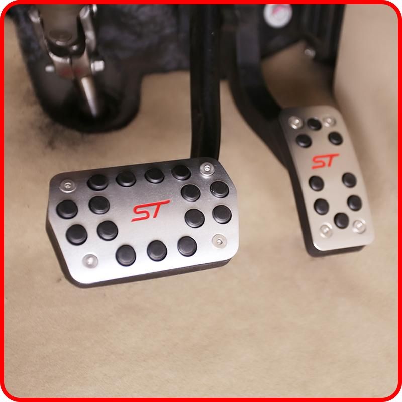 FOAL BURNING Car Accelerator Pedal Brake Pedal Clutch Pedals Cover for Ford Focus 2 MK2 3 4 MK3 MK4 Kuga Escape ST 20