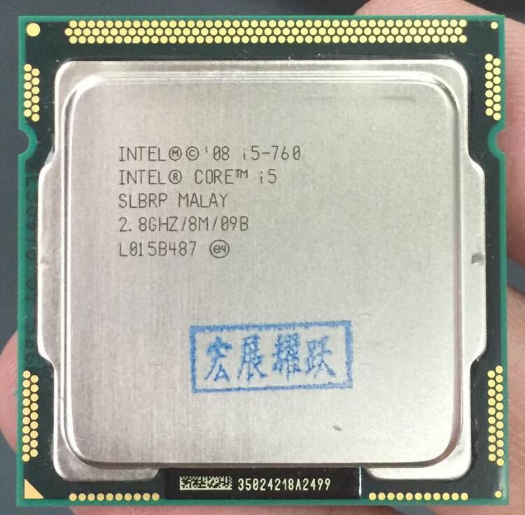 Intel Core I5-760 Processor (8M Cache, 2.80 GHz) LGA1156