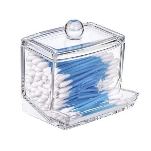 Crystal Cotton Swap Box / Cosmetic Cotton Storage Box