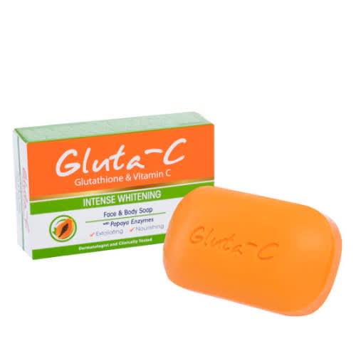 Gluta C Intense Lightening Face And Body Soap With Glutathione - 120gx3