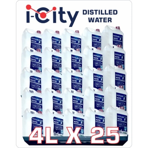 Distilled Water - 4L X 25 Kegs