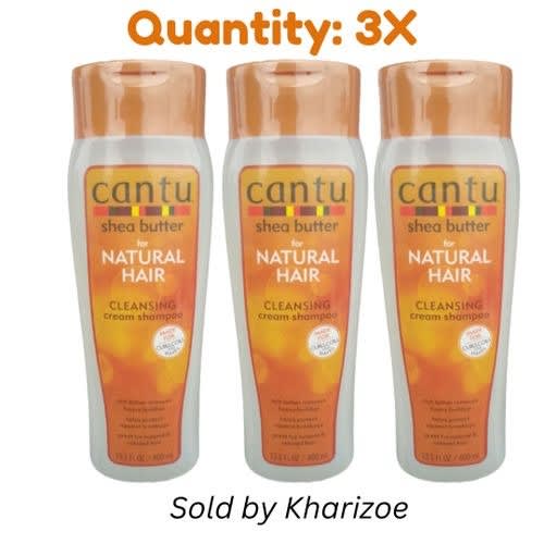Shea Butter Cleansing Shampoo For Natural Hairs - 3 Packs