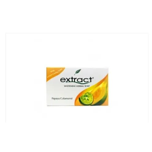 Papaya Calamansi Extract Whitening Soap 125g&times;6pcs
