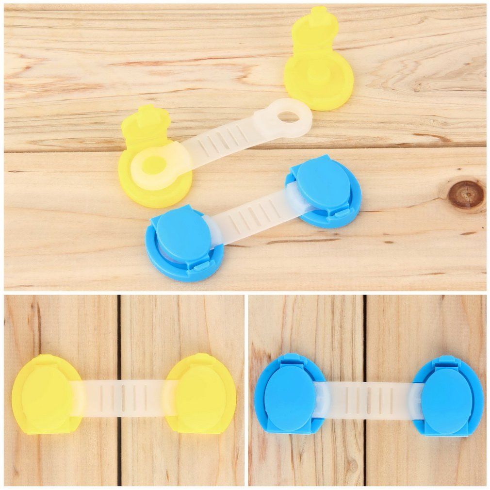 6pcs OF Lot Baby Safety Child Lock Refrigerator Drawer For Cabinets Locker Sliding Door Fridge