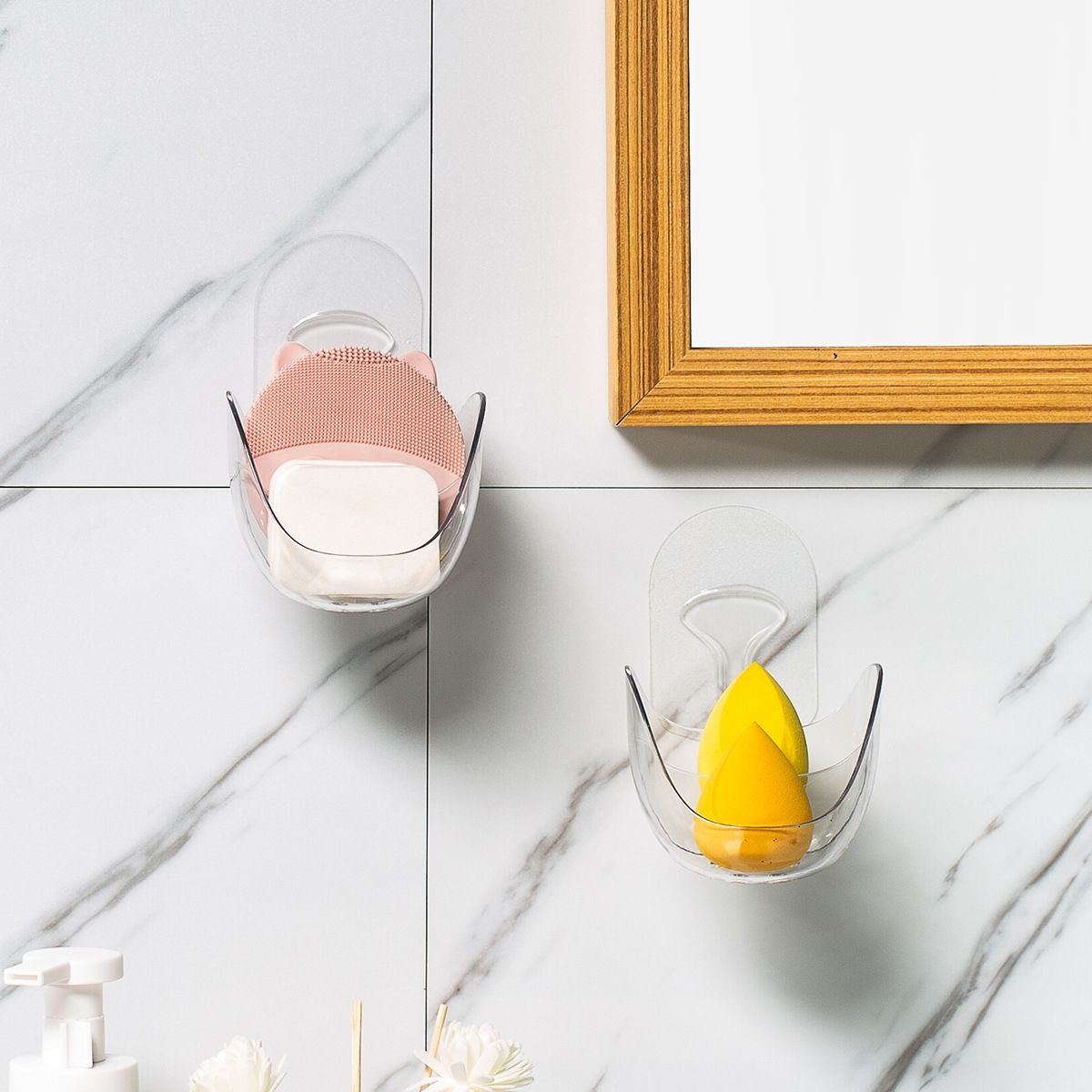 Bathroom Shelf 2 PCS  Beauty Egg Storage Rack