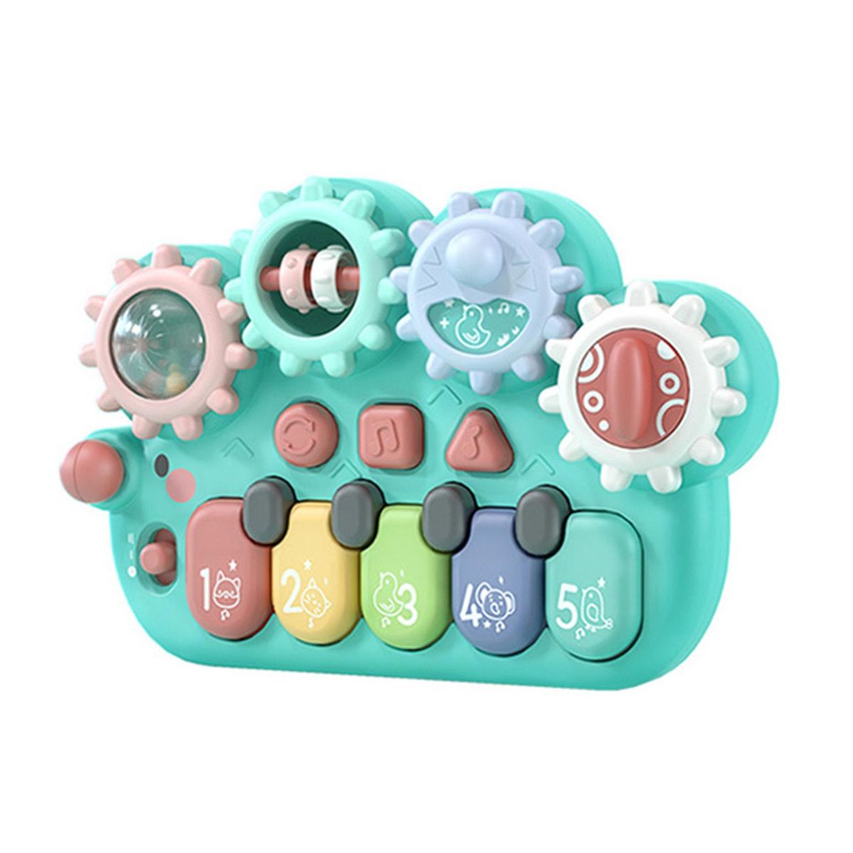 Musical Piano Toy Infant Early Learning Sensory Toy Piano Green