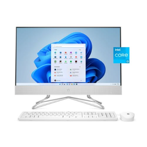 200 G4 2 All In One Desktop - Intel Core I3 - 21.5" -10 Gen - 4GB RAM - 1TB HDD - Win 11 - White