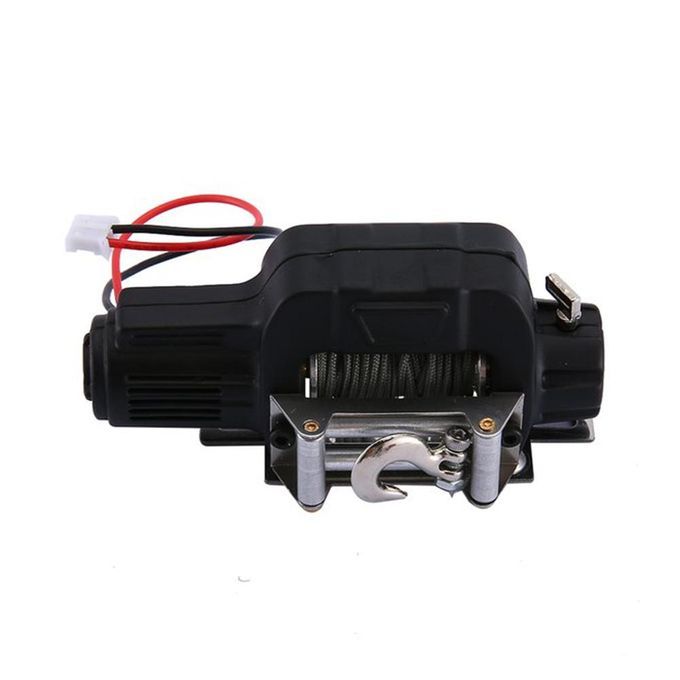 Electric Remote Control Crawl Car Winch Upgrade Parts-Black