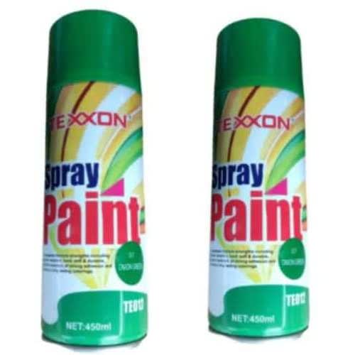 Texxon Spray Paint - 450ml X 2pcs - Green