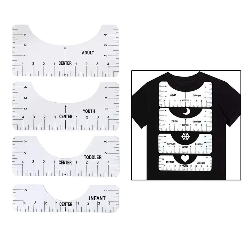 T Shirt Alignment Tool Garment HTV Vinyl For  Heat