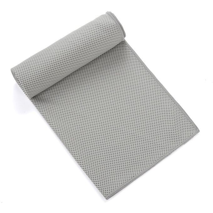 Refreshing Summer  Ooling Towel Sports Yoga Qui K-drying I E Silk Towel-light Gray