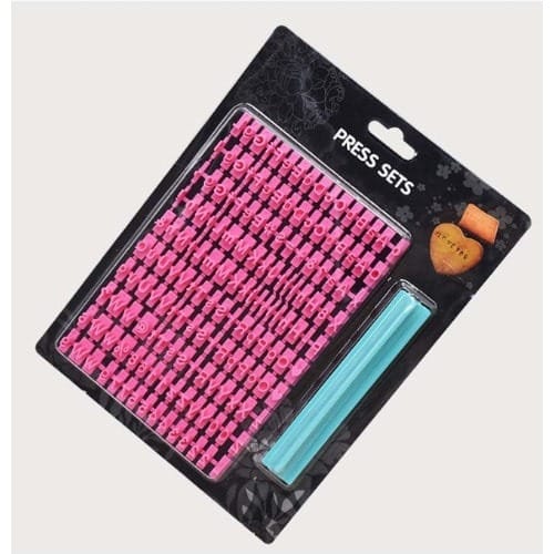 Alphabet And Number Press Set