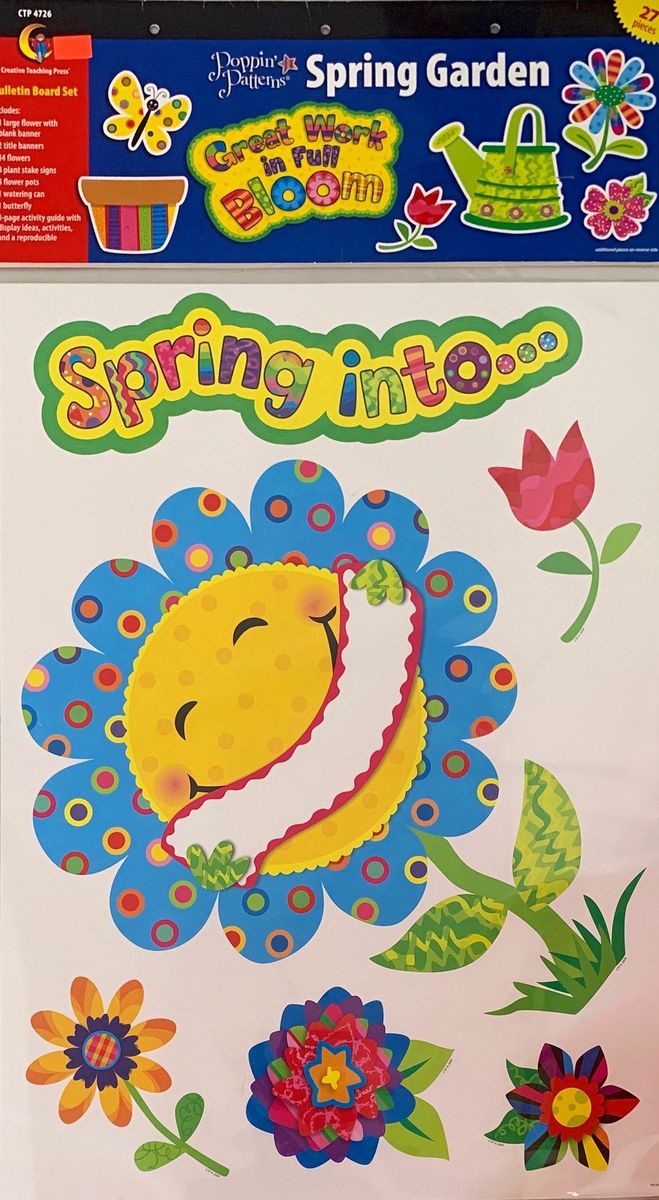 CREATIVE TEACHING PRESS: POPPIN PATTERNS SPRING GARDEN