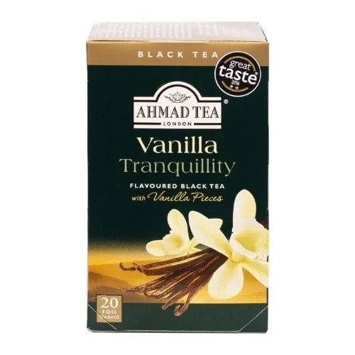 Ahmad Tea - Vanilla Tranquility Fruit - Black Tea - 20 Foil Teabags