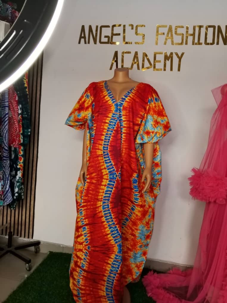 Classy Ankara Bubu maxi dress