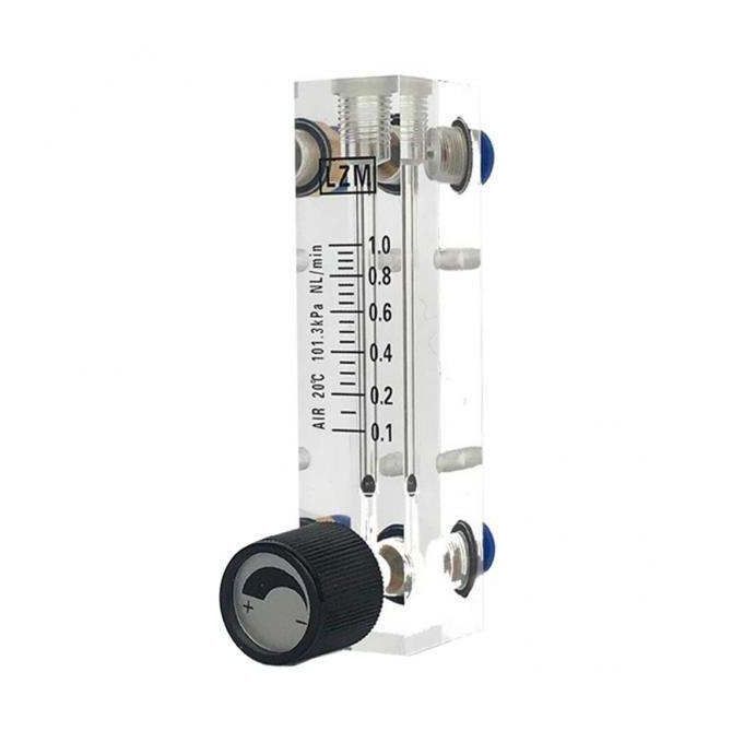 2X High-definition Accurate Oxygen Air Flowmeter Panel Type 0.1-1L