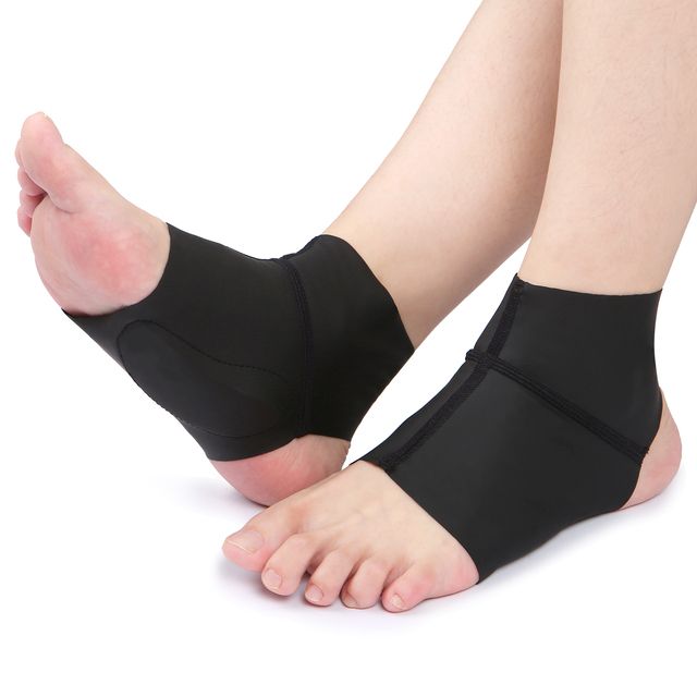 1pair Compression Arch Support Brace Ankle Protector Flat