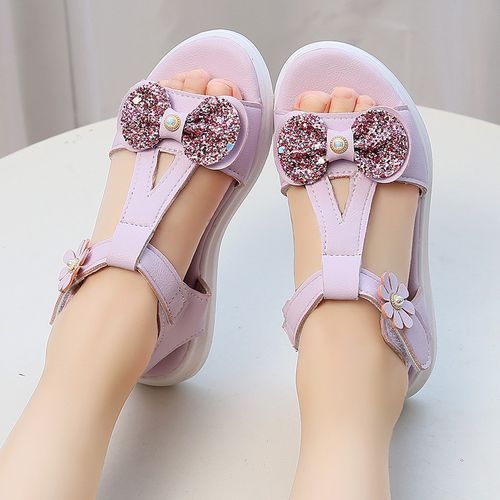 Children's Girls Fashion Sandals Summer New Purple
