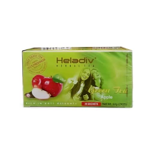 Heladiv Green Tea Apple- 25 Tea Bags