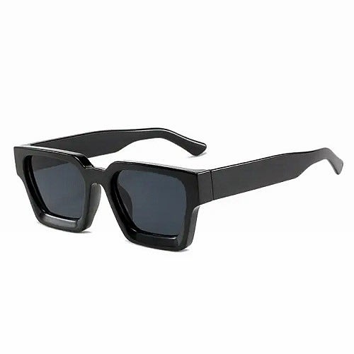 Unisex Square Eye Glasses - Black