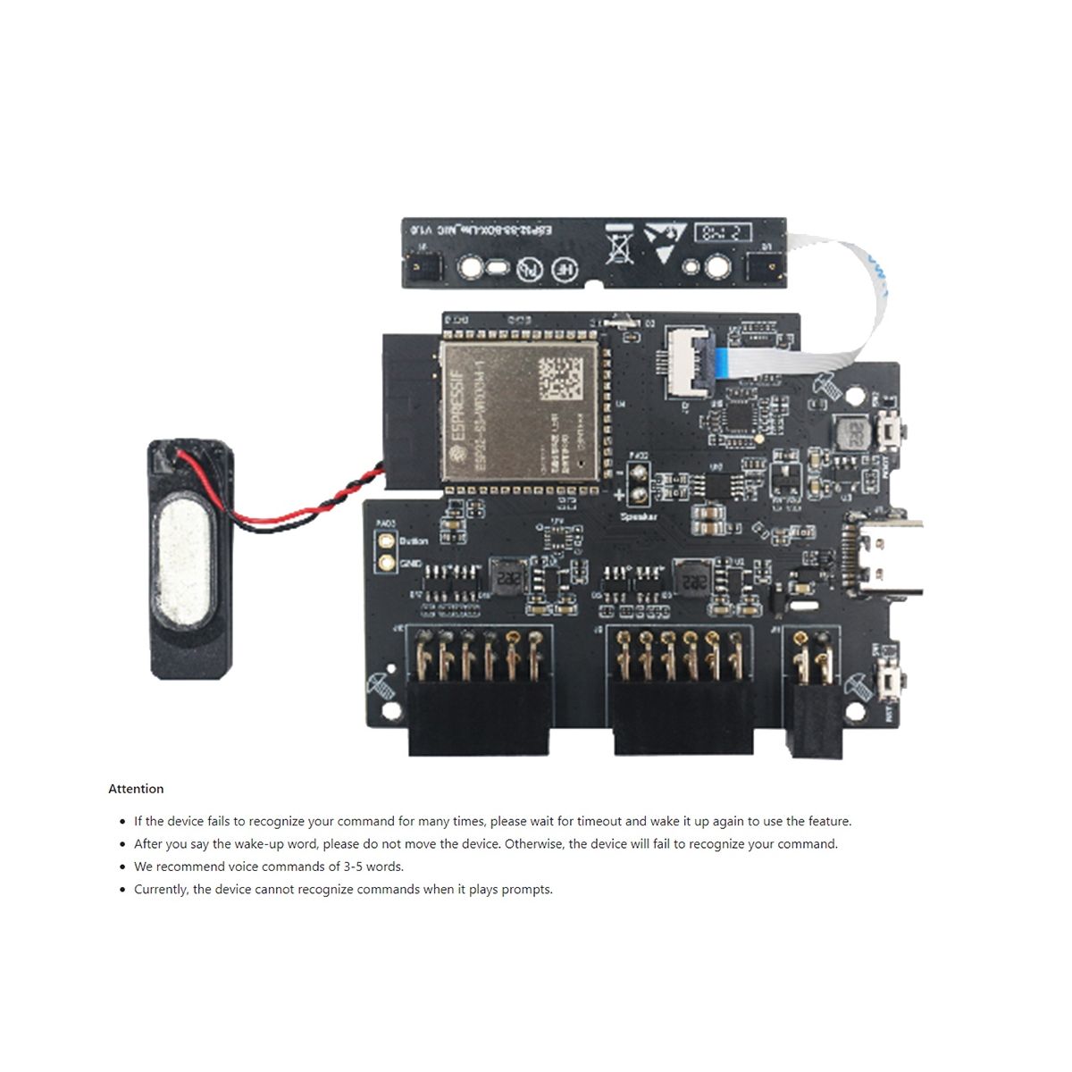 ESP32-S3-BOX-Lite MotherBoard WiFi+Bluetooth 5.0 AIoT Application Development Board