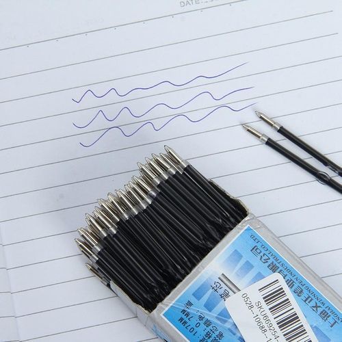 100Pcs/Set 0.7mm Ballpoint Pen Refill Black Red B Blue (blue