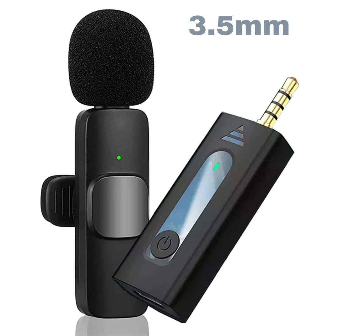 Wireless Microphone Portable Audio Video Recording Mini 3.5mm Mic For Camera IPhone Android Live Broadcast Gaming