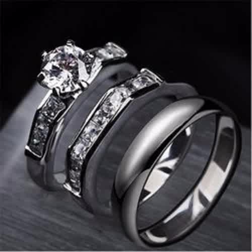 Durable Pristine Wedding Rings - Silver